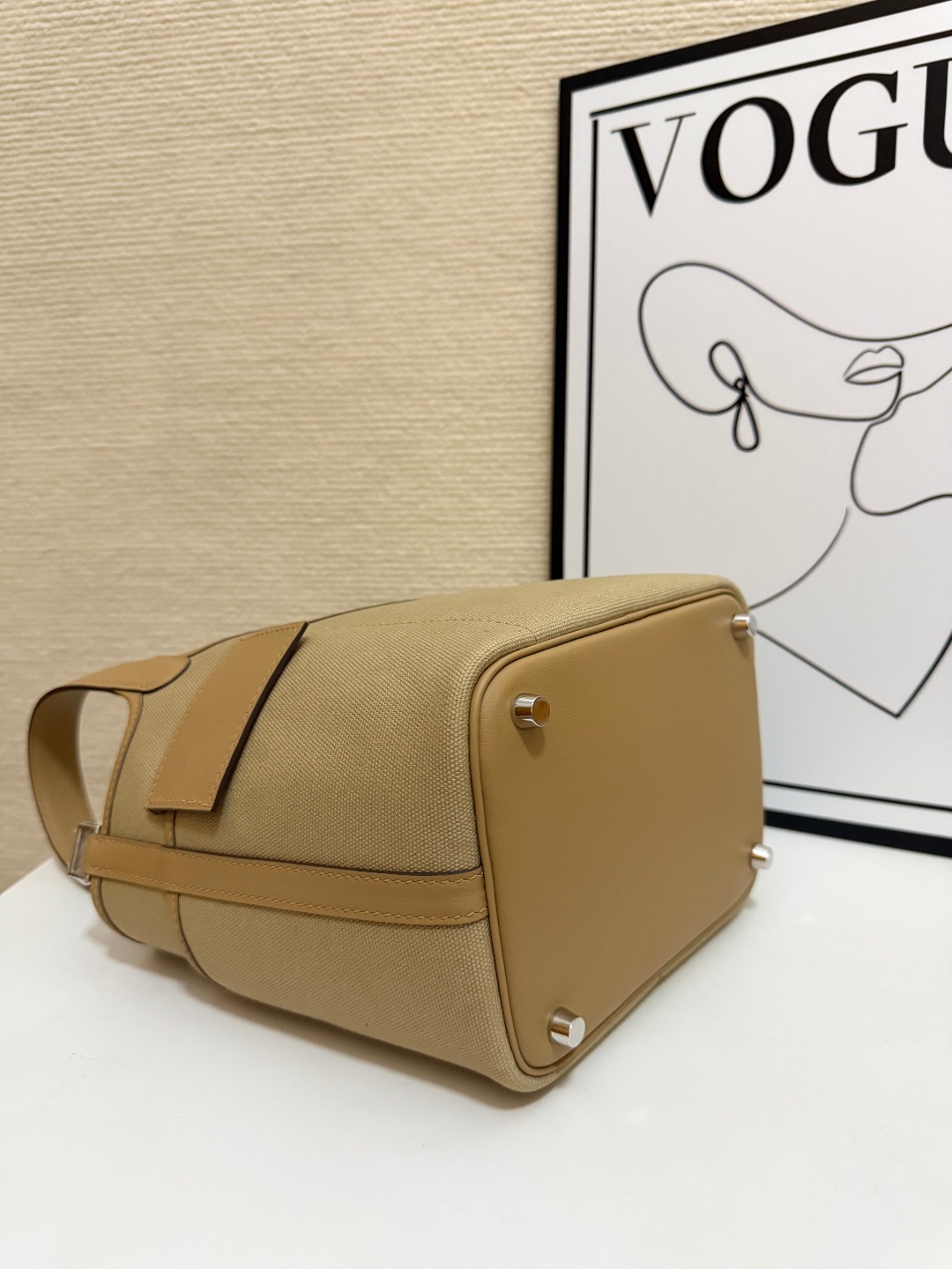 Hermes Cargo Picotin 18 Beige 18cm everyday