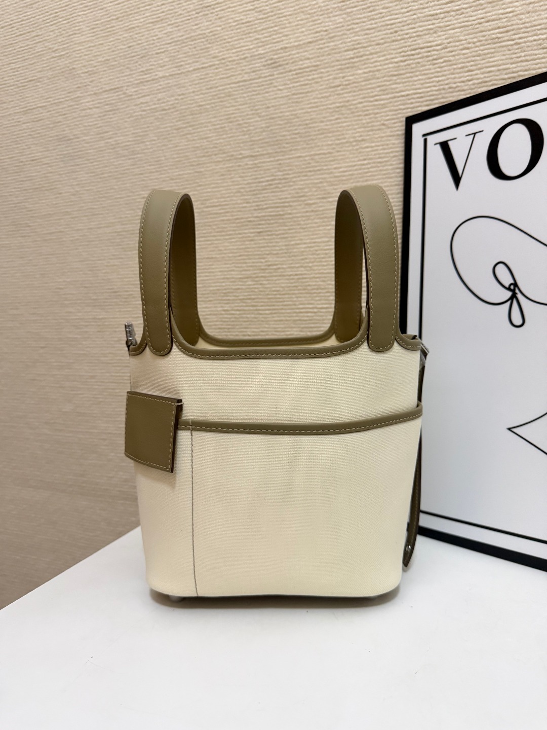 Hermes Cargo Picotin 18 Swift Beige 18cm everyday