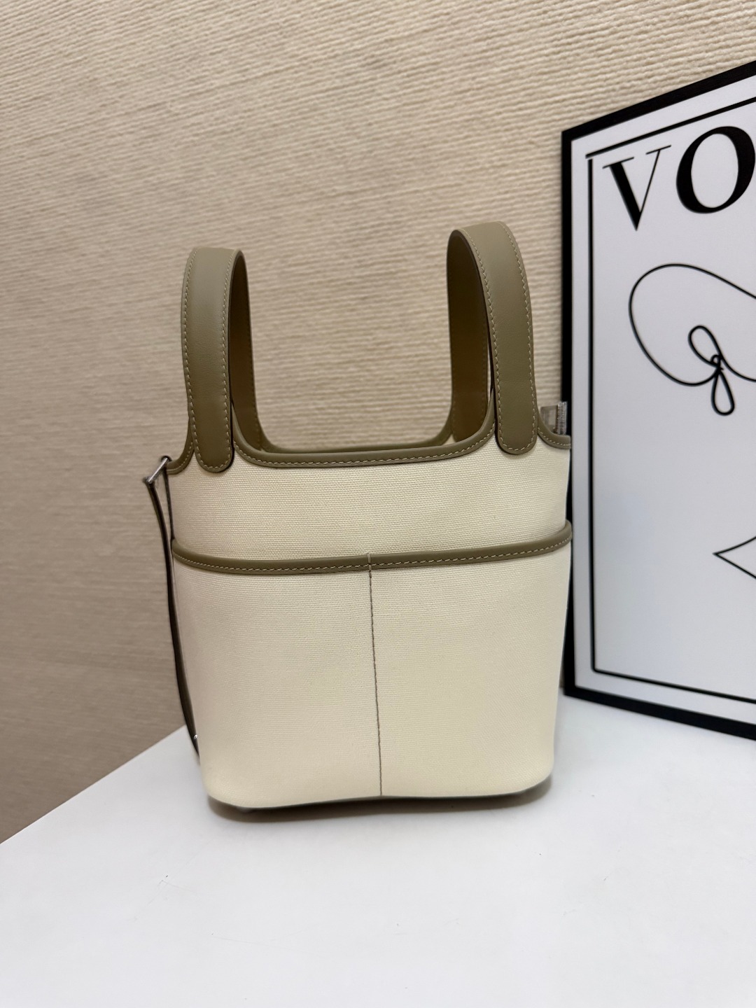 Hermes Cargo Picotin 18 Swift Beige 18cm everyday