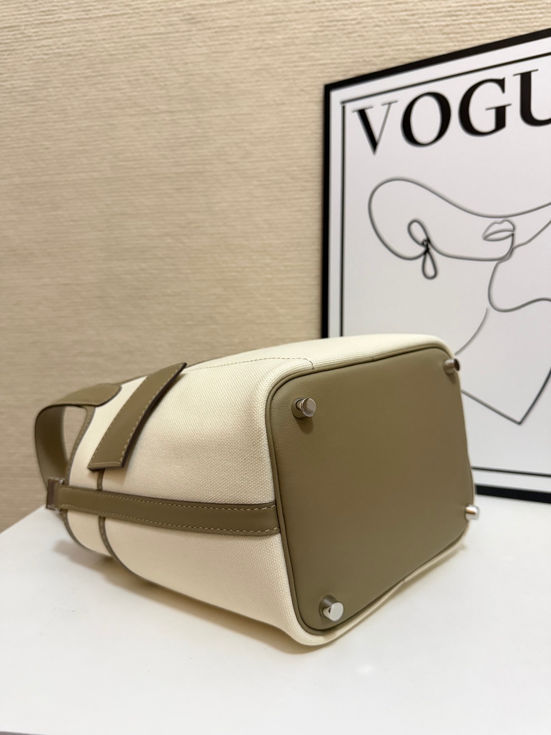 Hermes Cargo Picotin 18 Swift Beige 18cm everyday