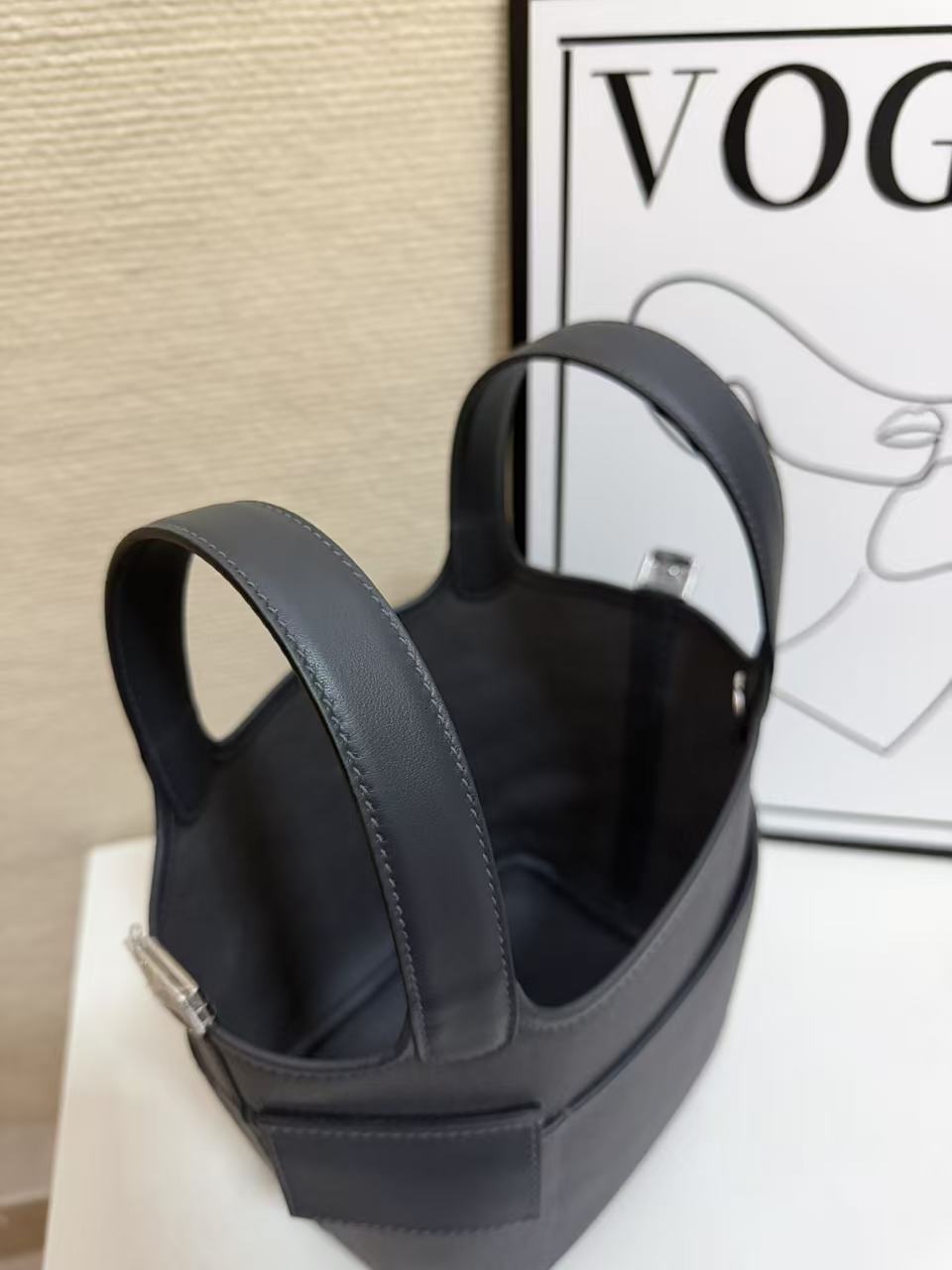Hermes Cargo Picotin 18 Grey 18cm everyday