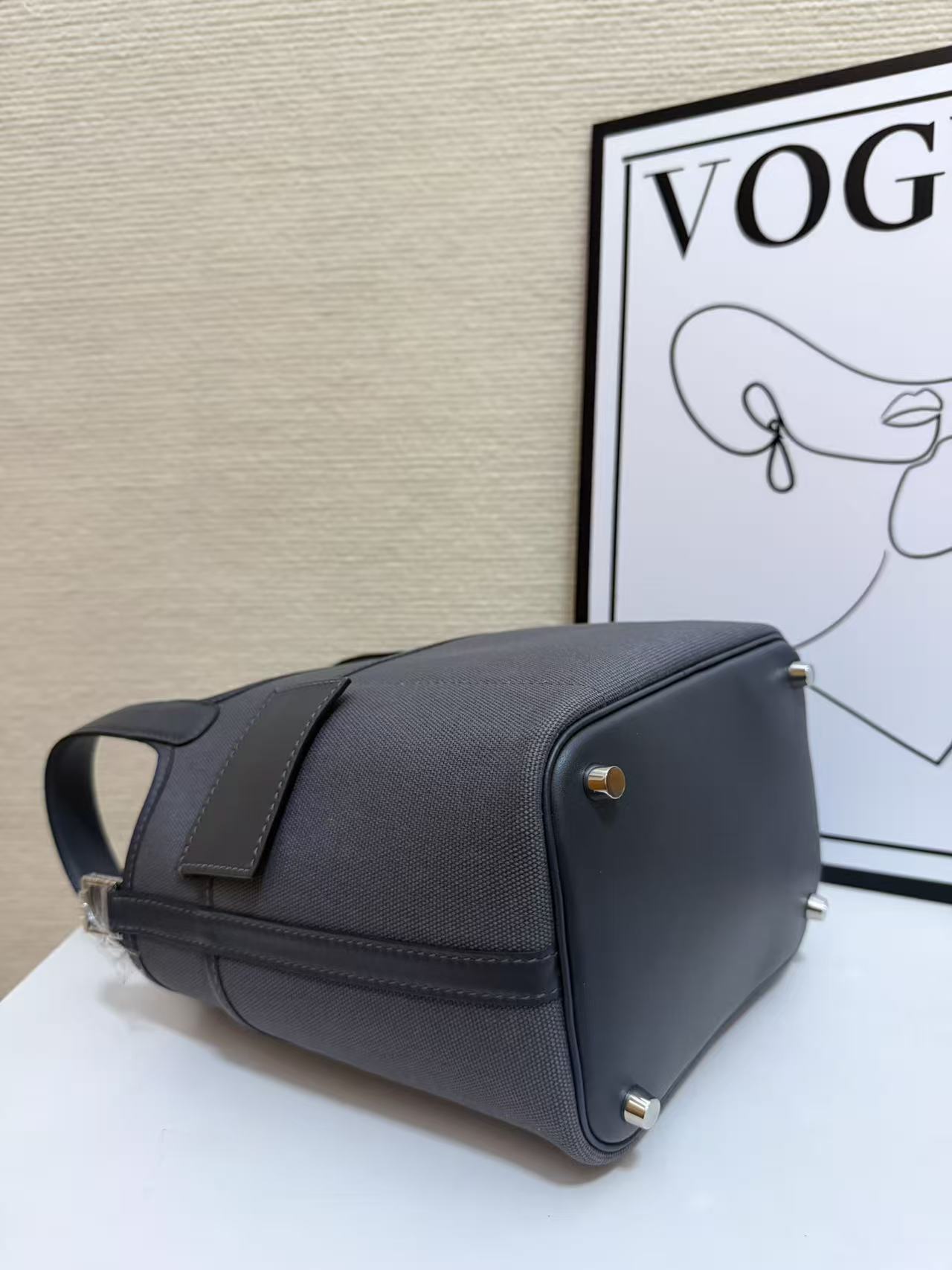 Hermes Cargo Picotin 18 Grey 18cm everyday
