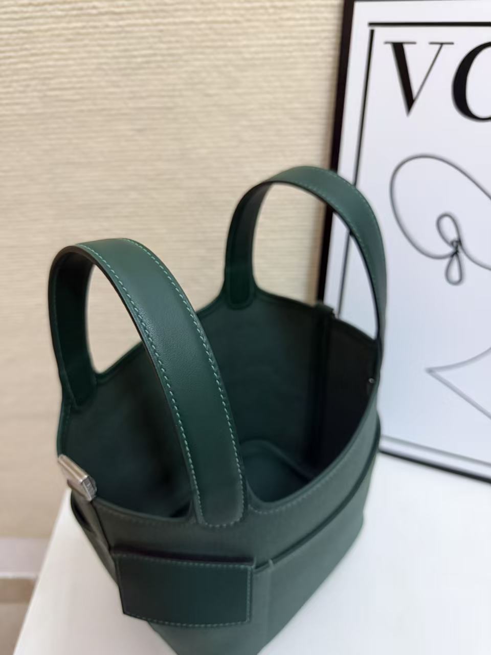 Hermes Cargo Picotin Green 18cm everyday