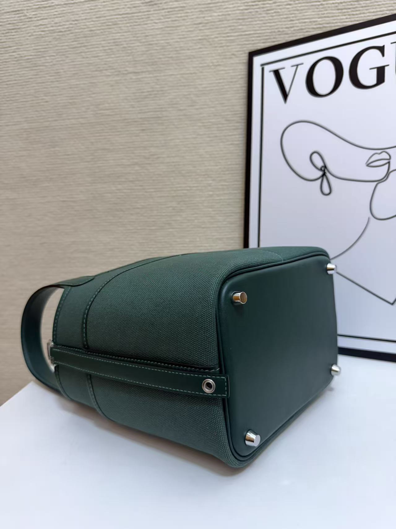 Hermes Cargo Picotin Green 18cm everyday
