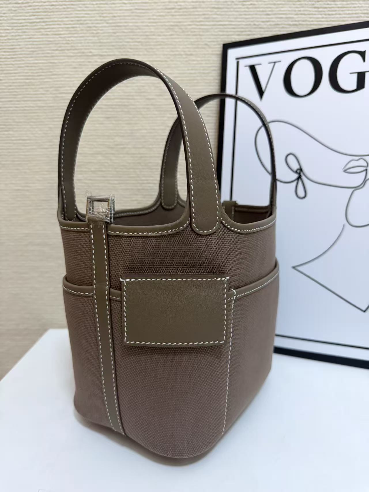 Hermes Cargo Picotin Brown 18cm everyday