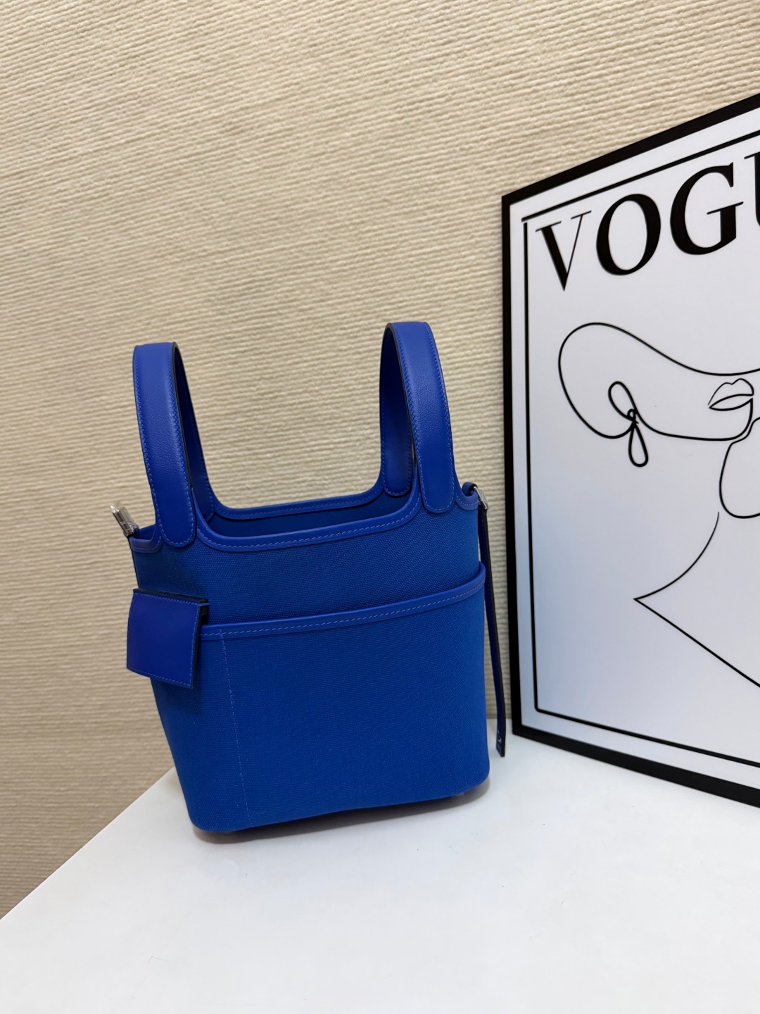 Hermes Cargo Picotin Blue 18cm everyday
