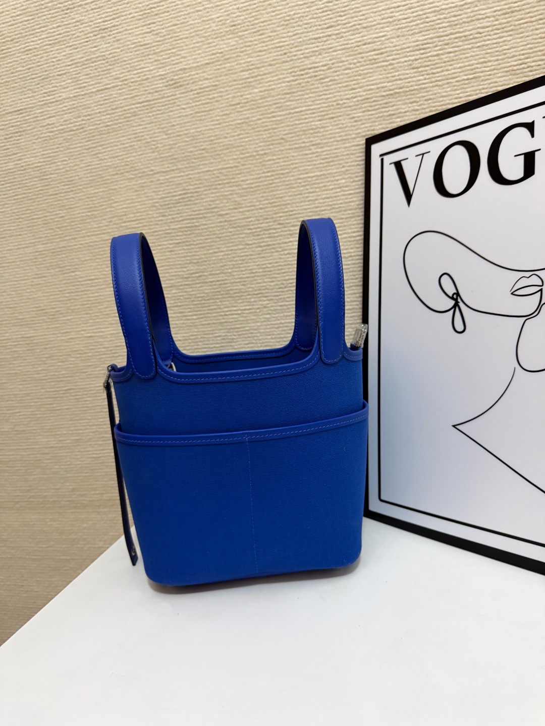 Hermes Cargo Picotin Blue 18cm everyday