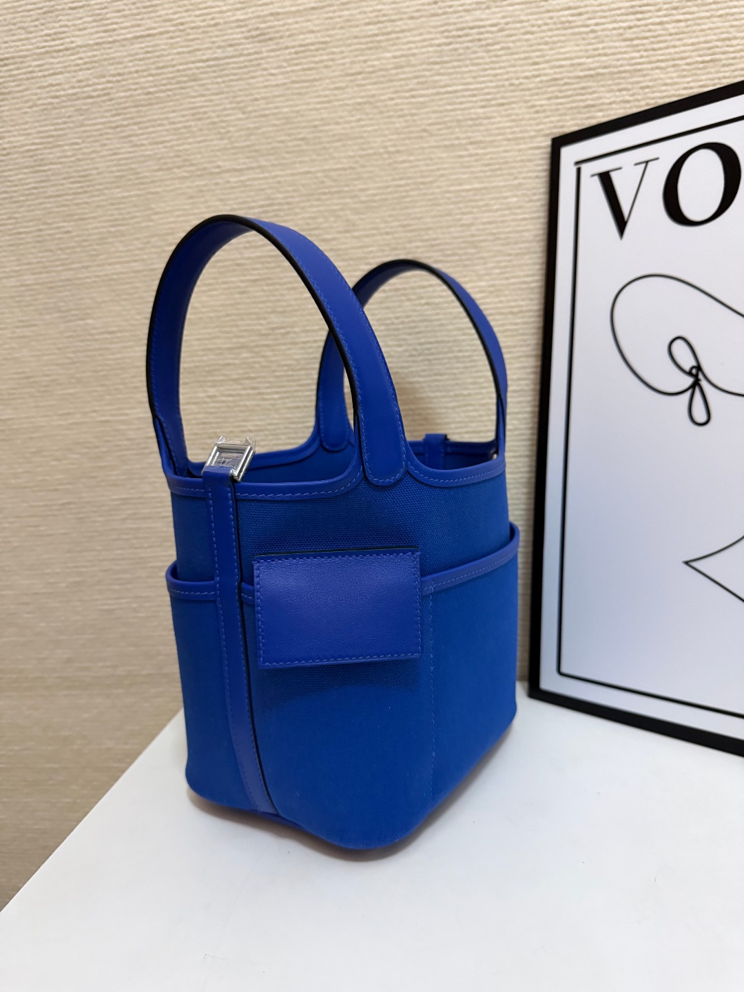 Hermes Cargo Picotin Blue 18cm everyday