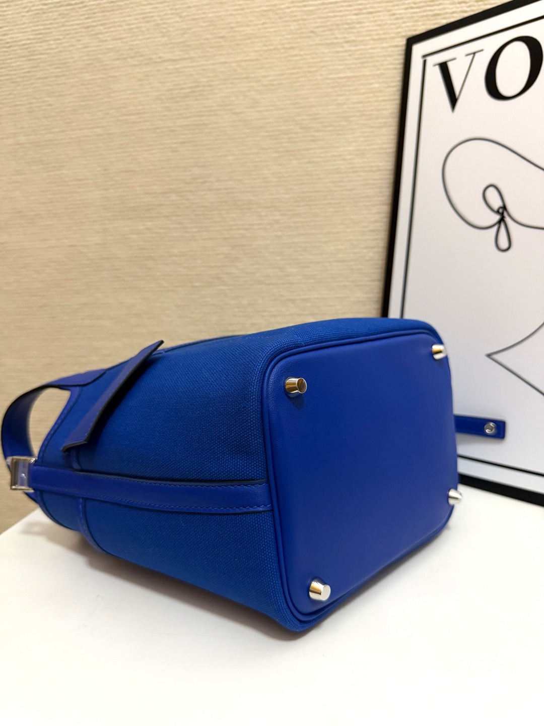 Hermes Cargo Picotin Blue 18cm everyday