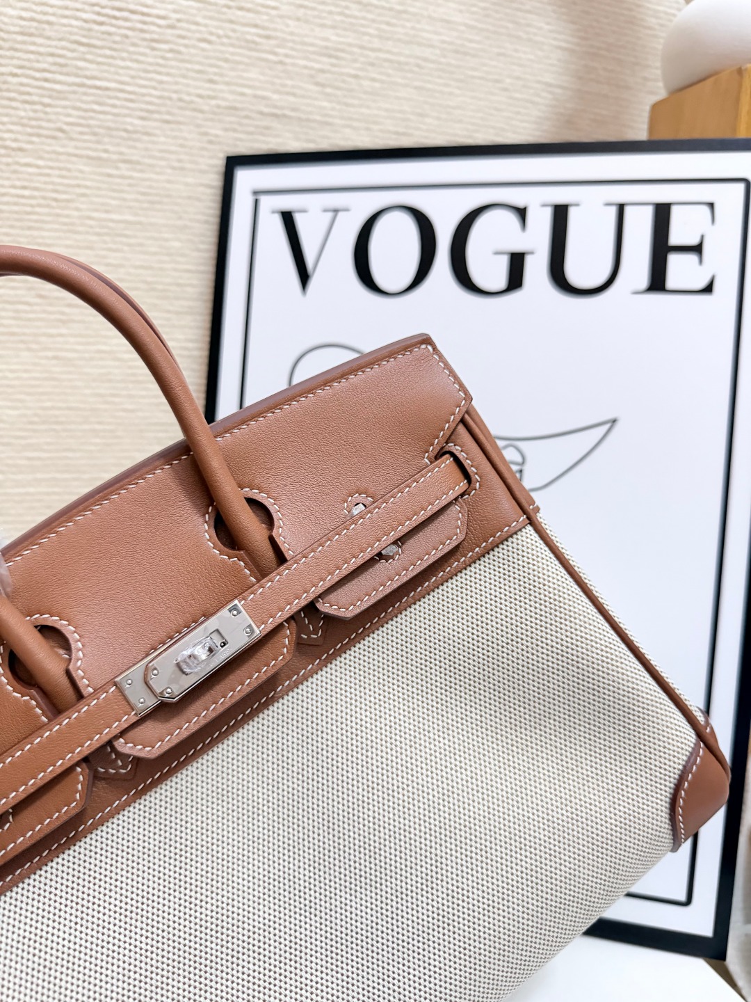 Hermes Birkin Gold and Beige 30cm tote everyday