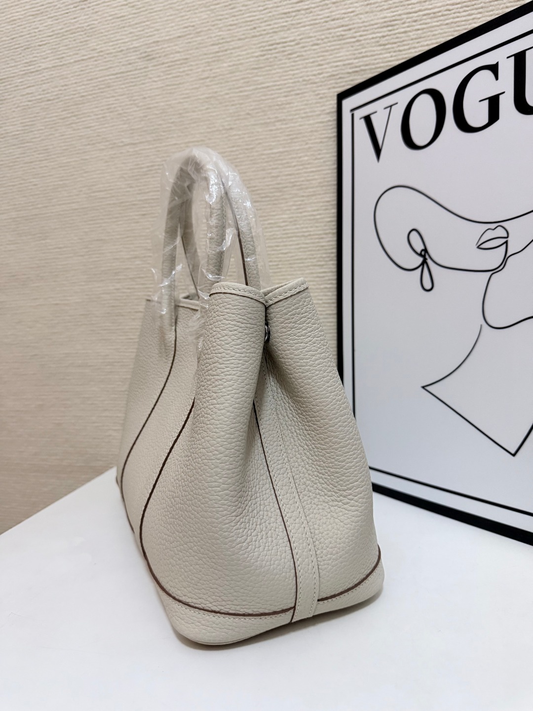 Hermes Garden Party Cream 30cm tote everyday