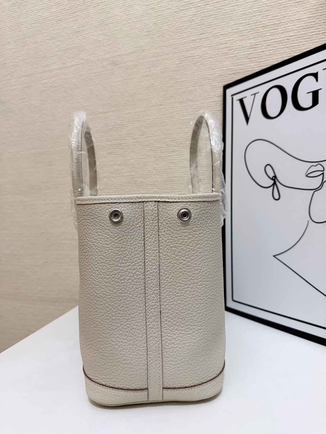 Hermes Garden Party Cream 30cm tote everyday