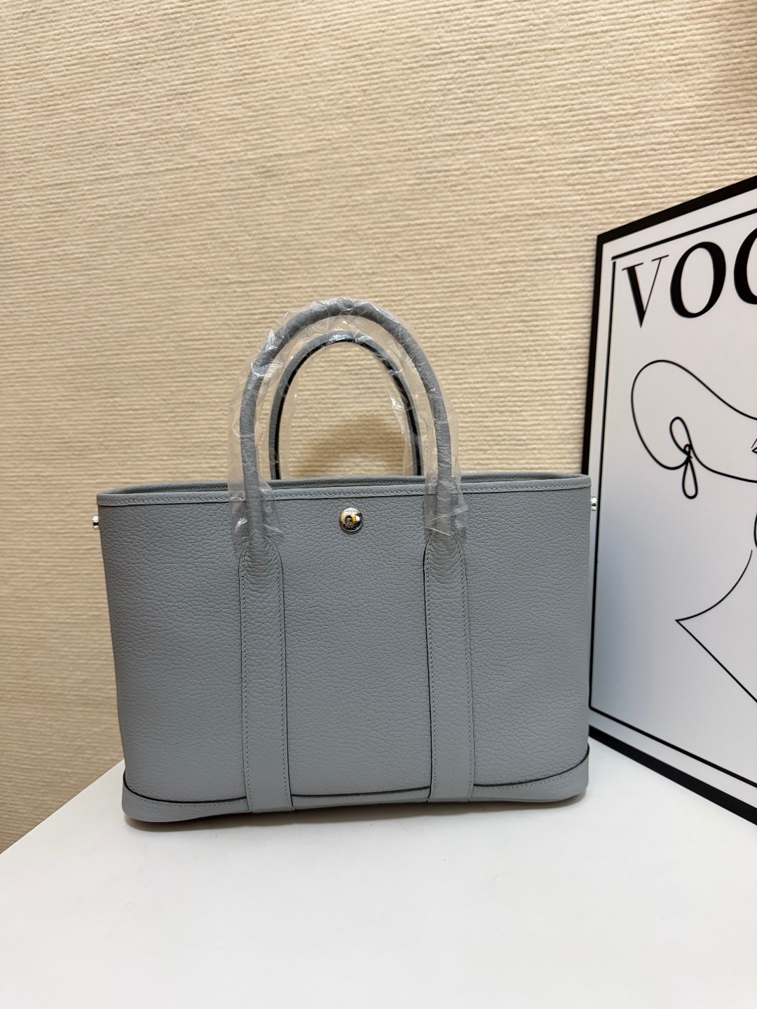 Hermes Garden Party Light Gray 30cm tote everyday