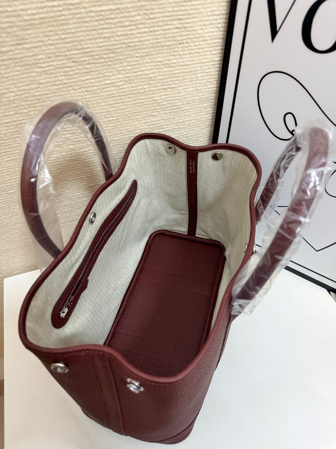 Hermes Garden Party 30 Burgundy 30cm tote everyday
