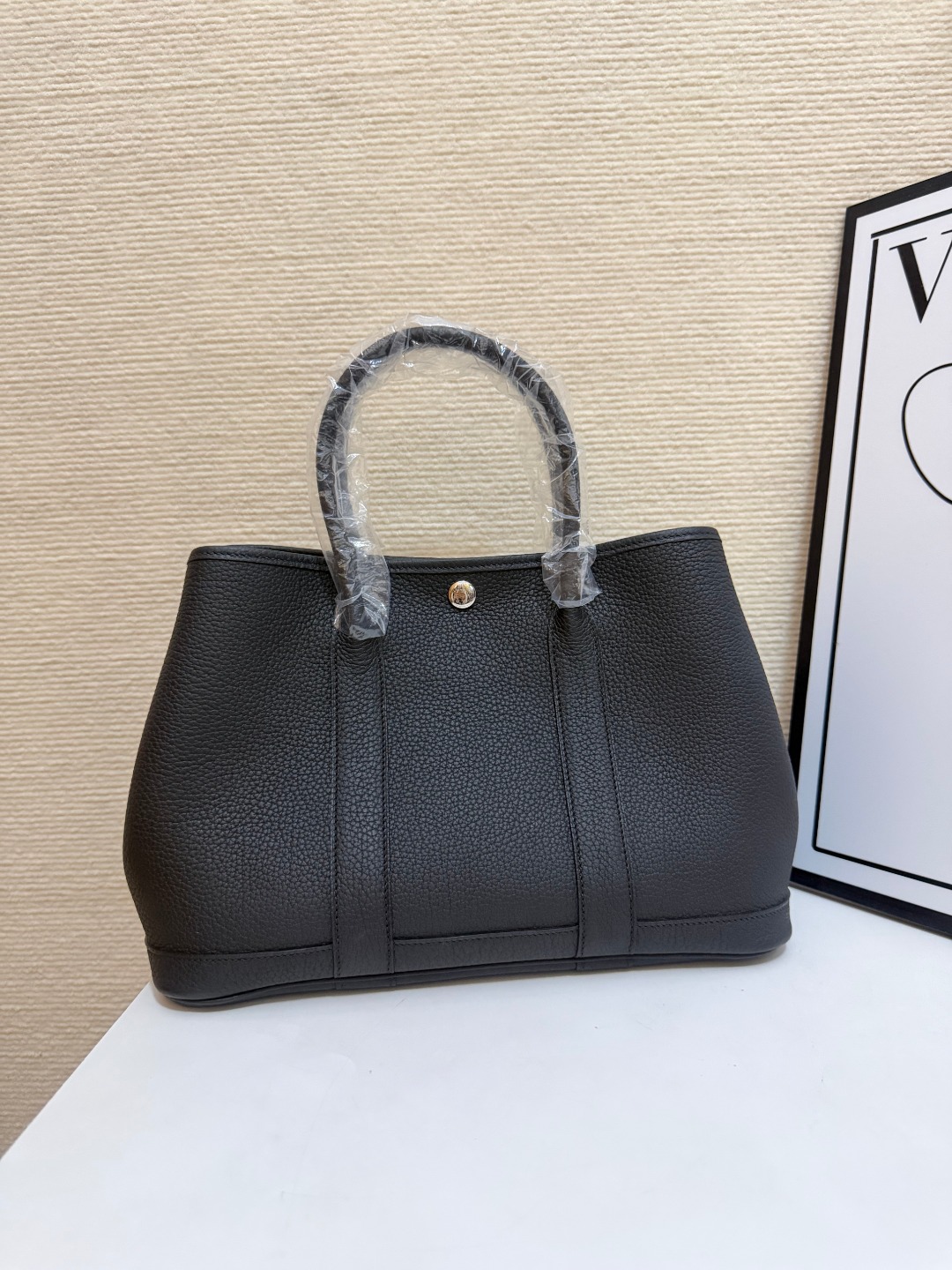 Hermes Garden Party Black 30cm tote everyday