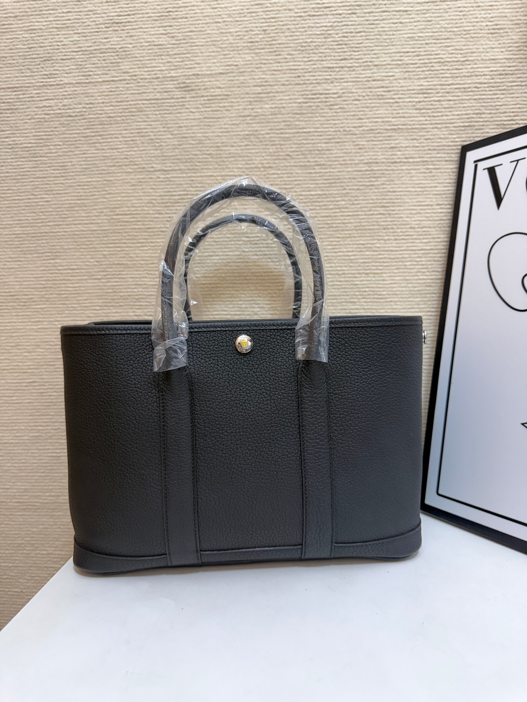 Hermes Garden Party Black 30cm tote everyday