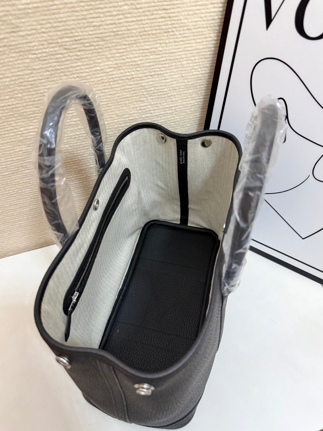Hermes Garden Party Black 30cm tote everyday