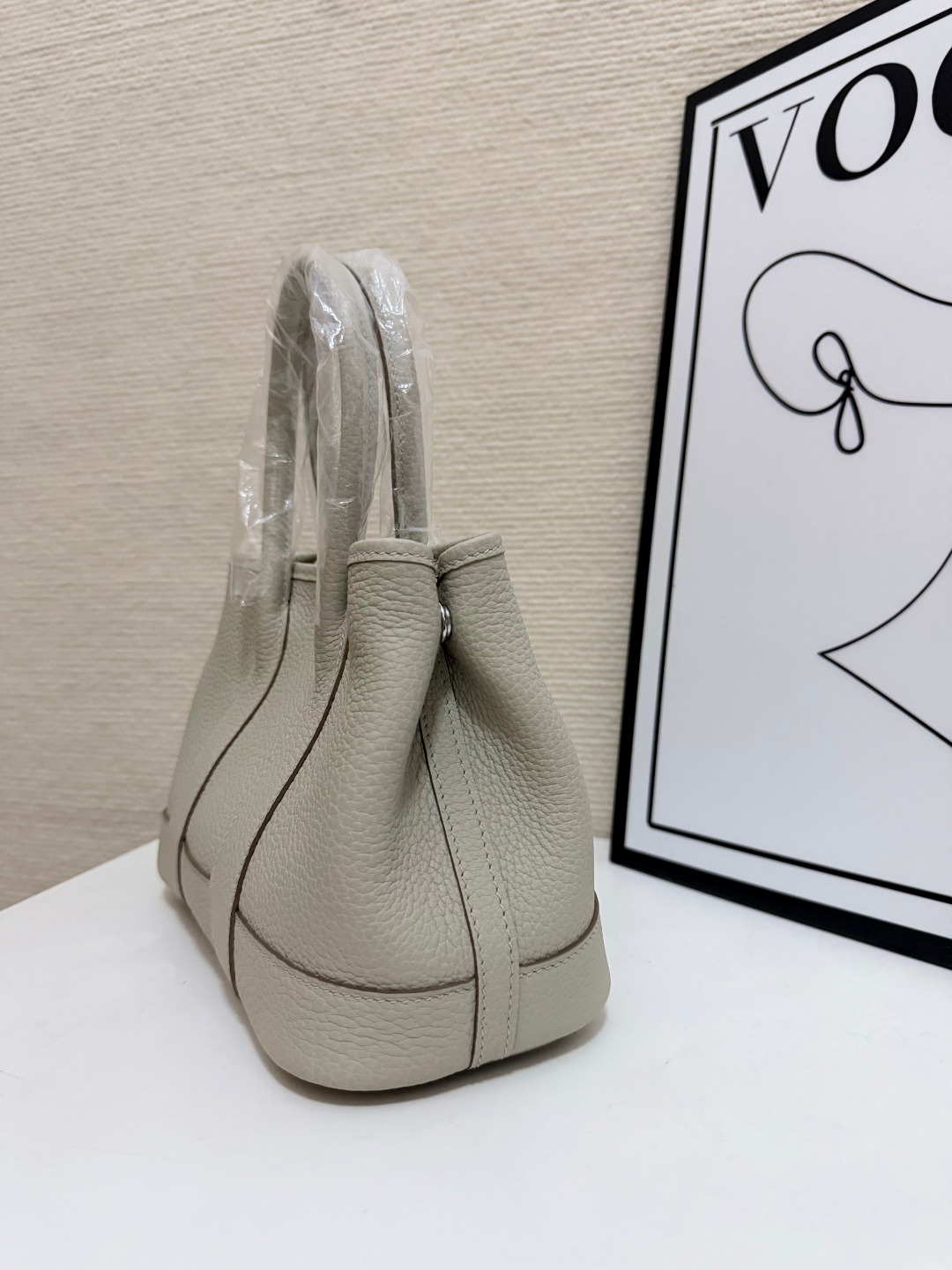 Hermes Garden Party Cream 23cm tote everyday