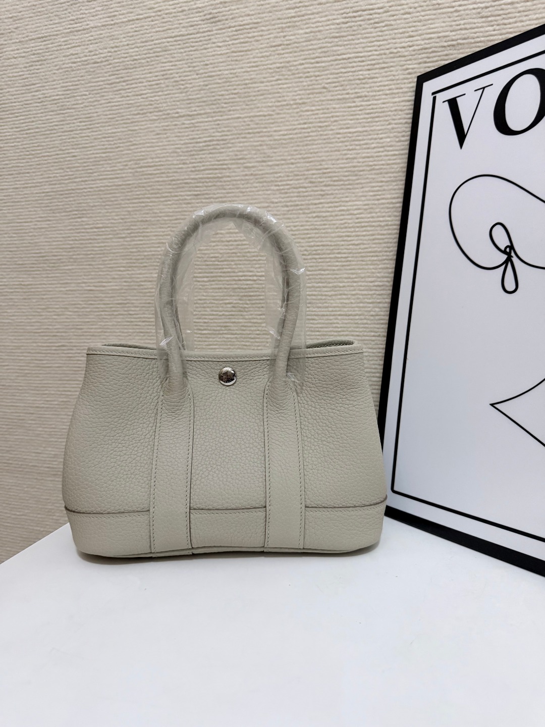 Hermes Garden Party Cream 23cm tote everyday