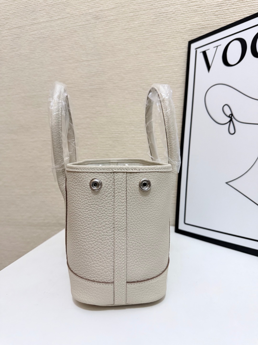 Hermes Garden Party Cream 23cm tote everyday