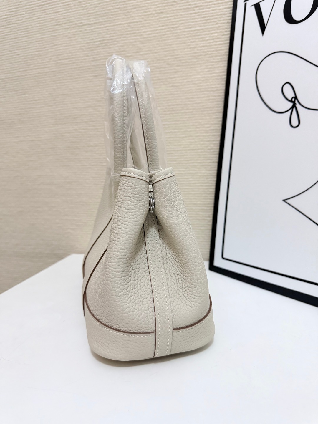Hermes Garden Party Cream 23cm tote everyday