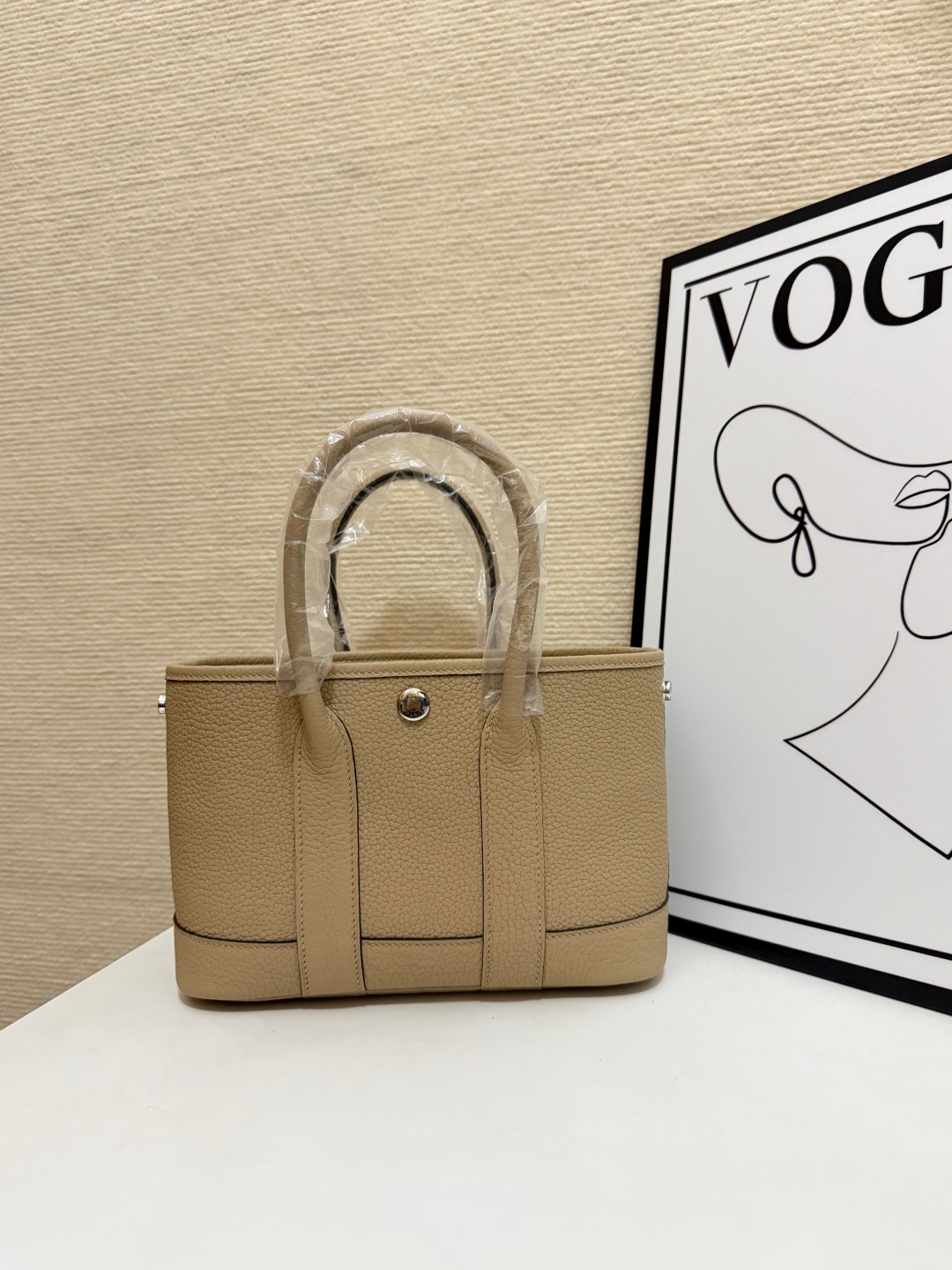 Hermes Garden Party Beige mini 23cm tote everyday
