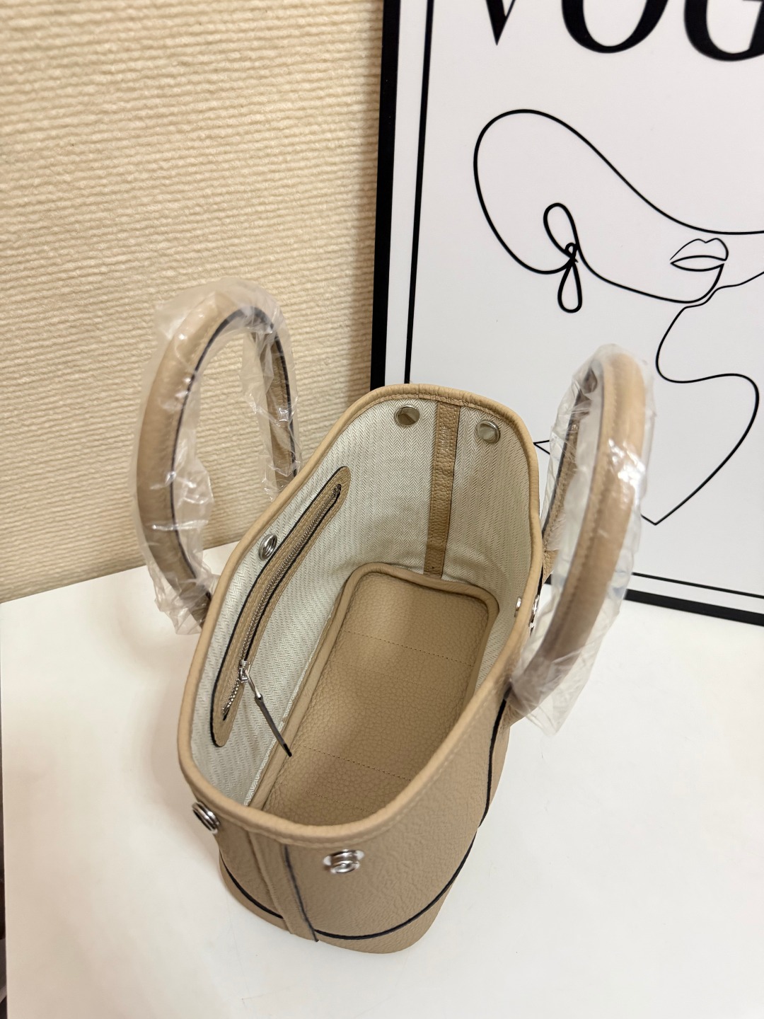 Hermes Garden Party Beige mini 23cm tote everyday