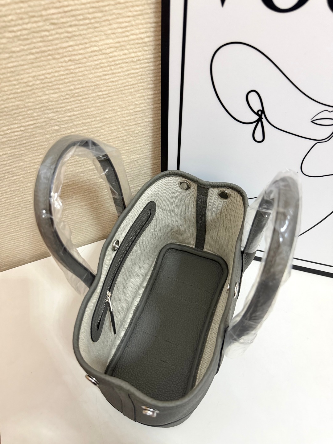 Hermes Garden Party Grey 23cm tote everyday