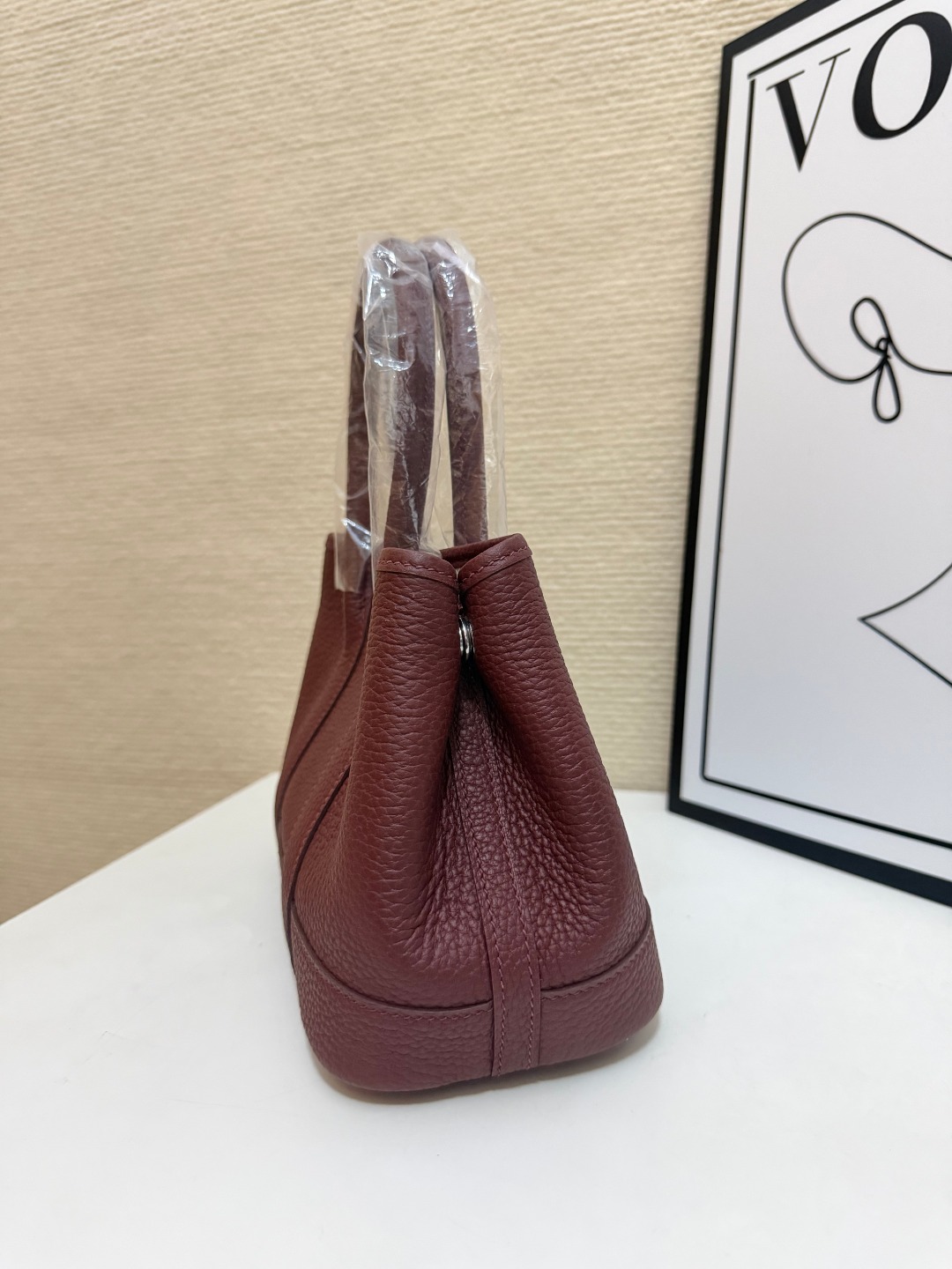 Hermes Garden Party Burgundy 23cm tote everyday