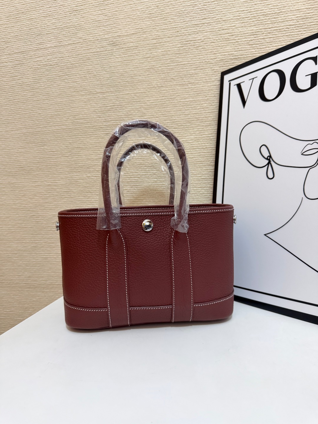 Hermes Garden Party Bordeaux mini 23cm tote everyday