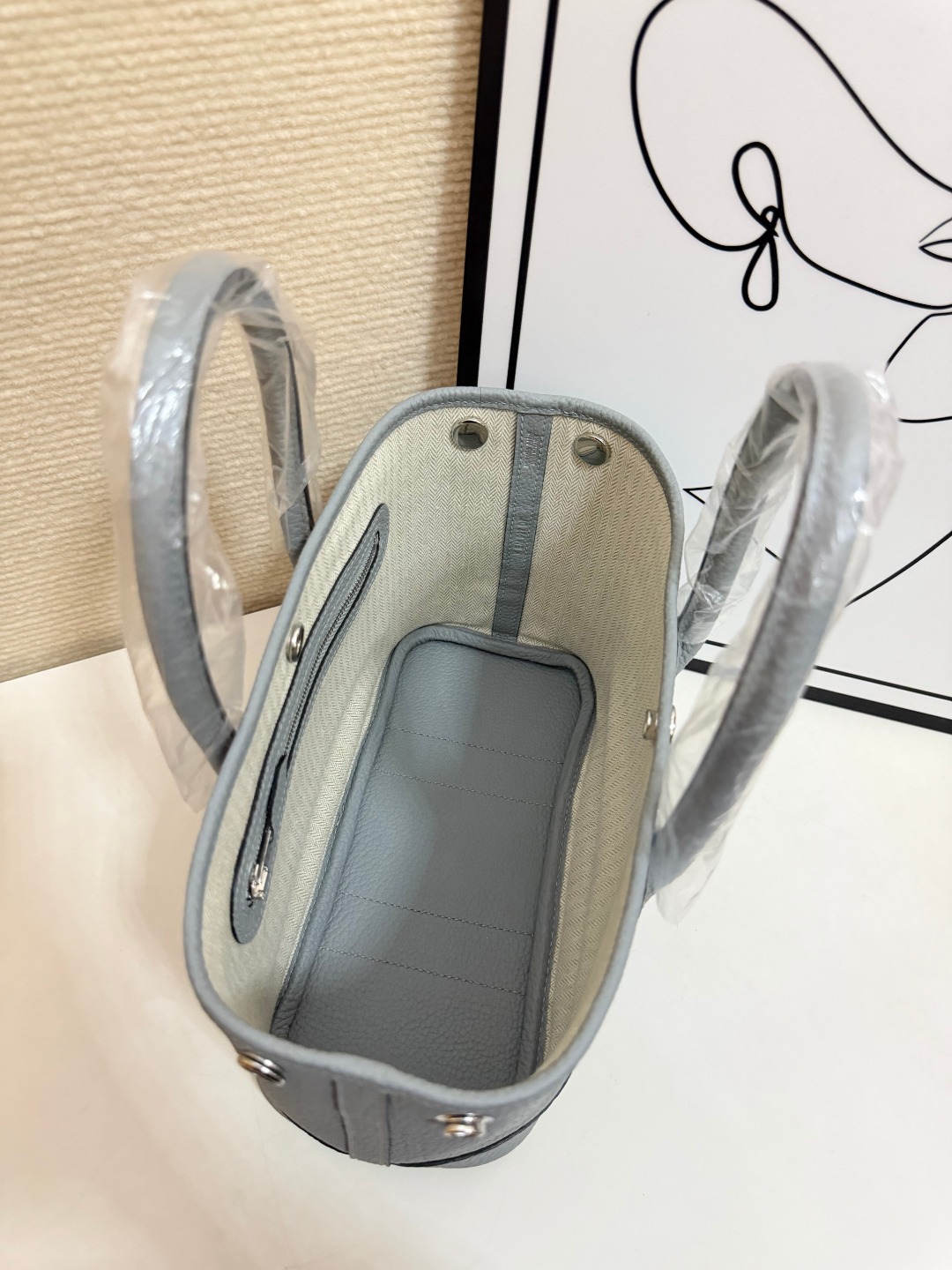 Hermes Garden Party Light gray 23cm tote everyday
