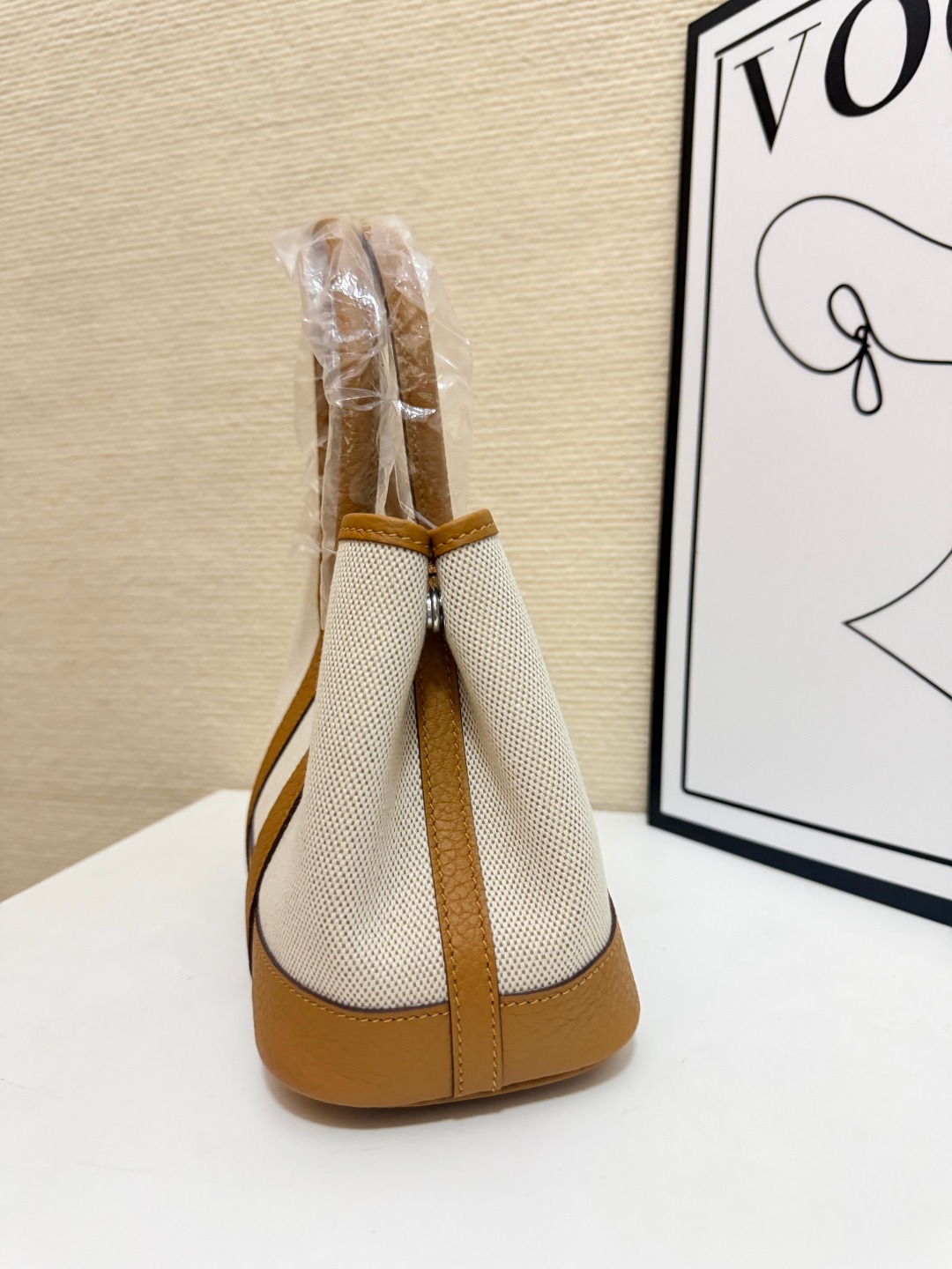 Hermes Garden Party Canvas and leather mini 23cm tote everyday