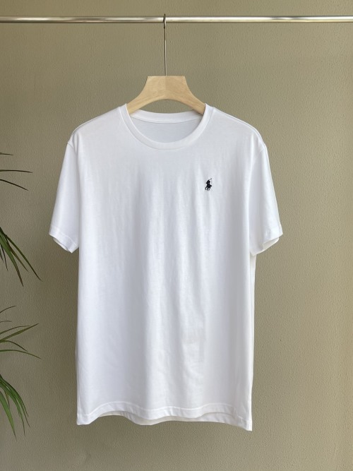 Polo Ralph Lauren Classic Fit Crewneck T-Shirt - Soft Cotton, Embroidered Logo 1 Polo Ralph Lauren Classic Fit Crewneck T-Shirt - Soft Cotton, Embroidered Logo