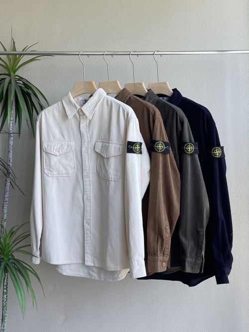 Stone Island Corduroy Overshirt - Vintage Style, Unisex, Relaxed Fit 37 Stone Island Corduroy Overshirt - Vintage Style, Unisex, Relaxed Fit