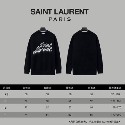 Yves Saint Laurent Cheap Clothing Sweatshirts Long Sleeve