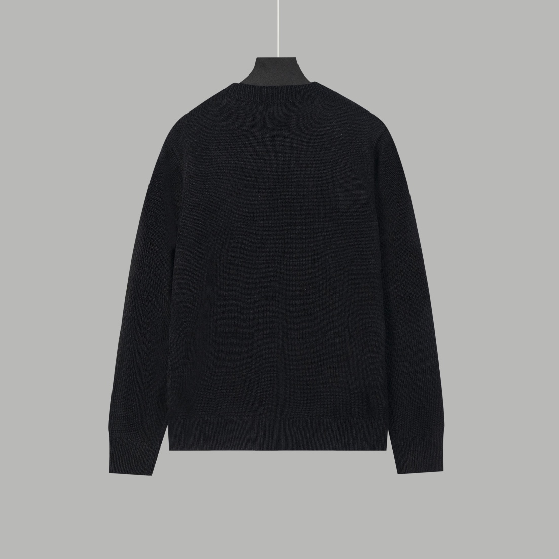 High-Density Cotton Knit Sweater with Embroidery and Round Collar – DB Handbags 5 - 图片 4