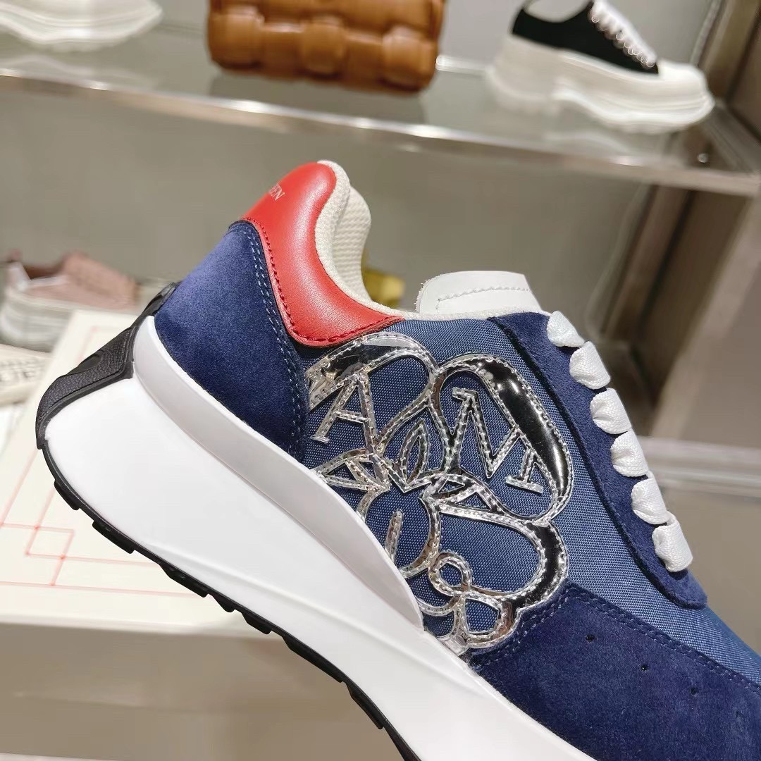Floral Embroidery Running Platform Sneakers