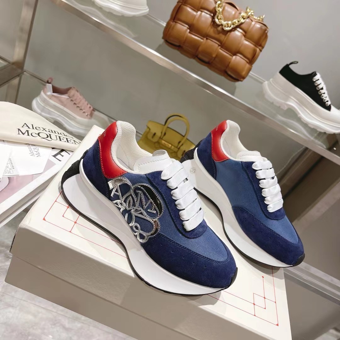 Floral Embroidery Running Platform Sneakers