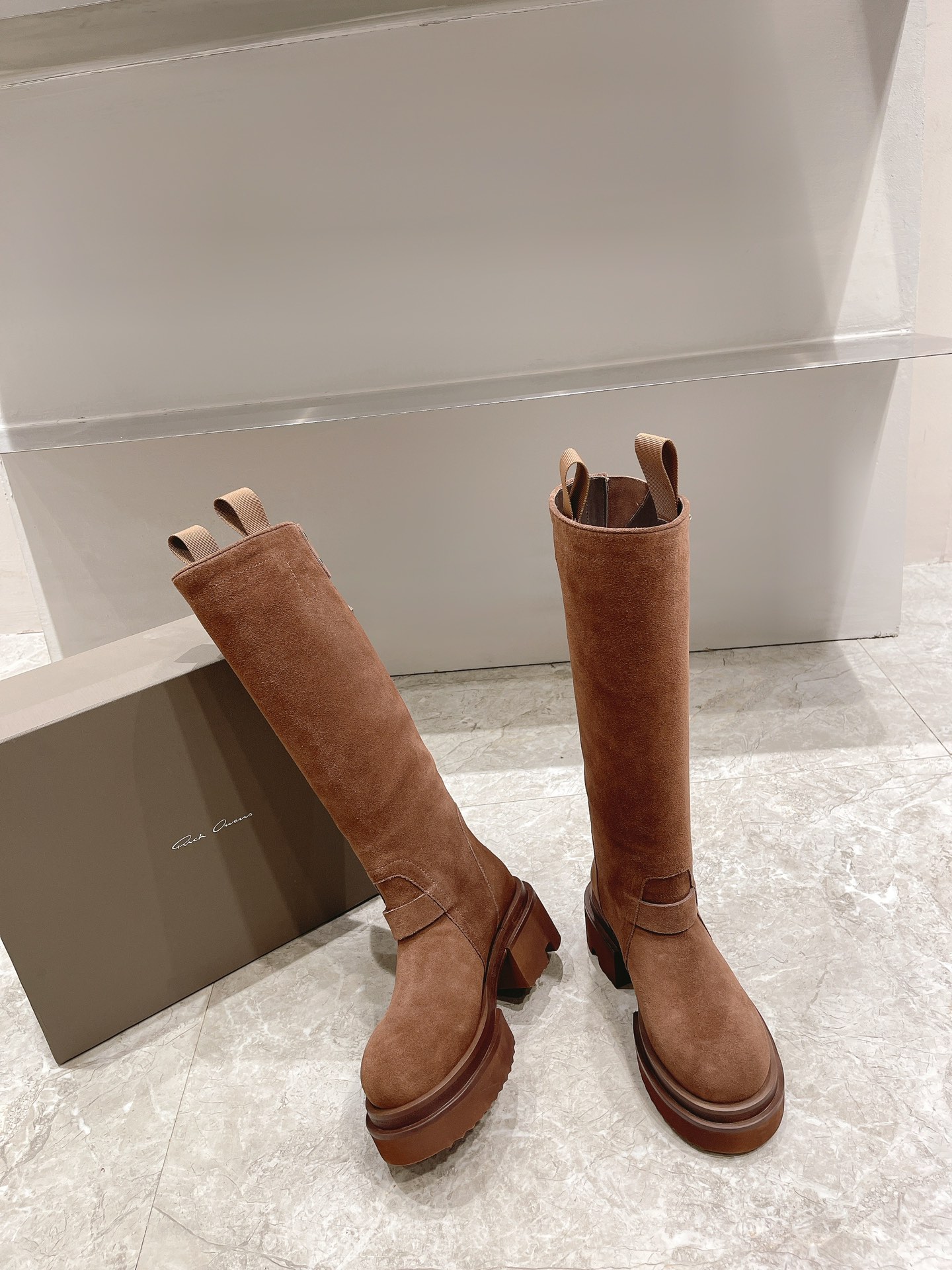 Rick Owens 2023 Euvens Boots: Italian Husk Fabrication, Cow Skin Interior, Original Skin Sole. - 图片 5