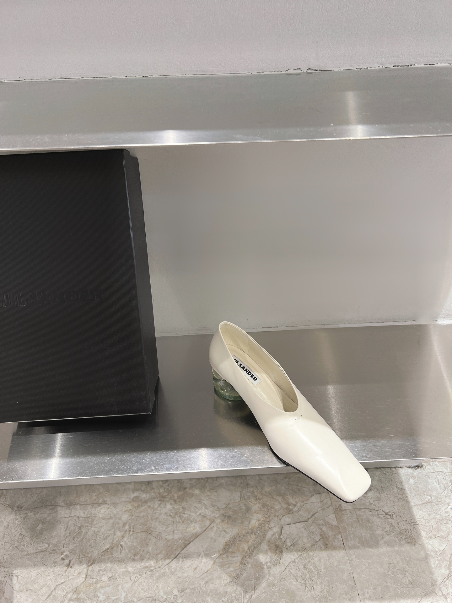 JIL SANDER 24 SS Crystal Single Shoes: Light, Comfortable, Elegant Design - 图片 5