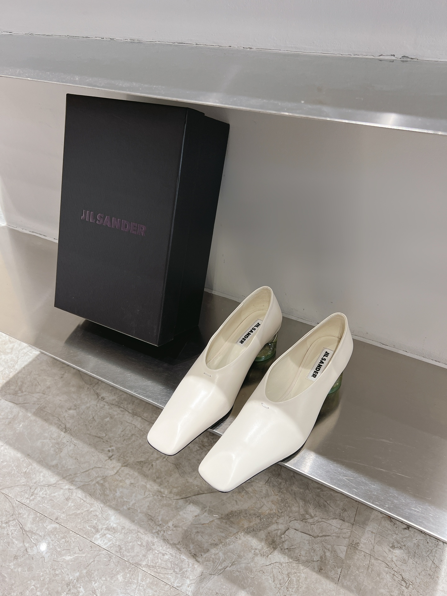 JIL SANDER 24 SS Crystal Single Shoes: Light, Comfortable, Elegant Design - 图片 4