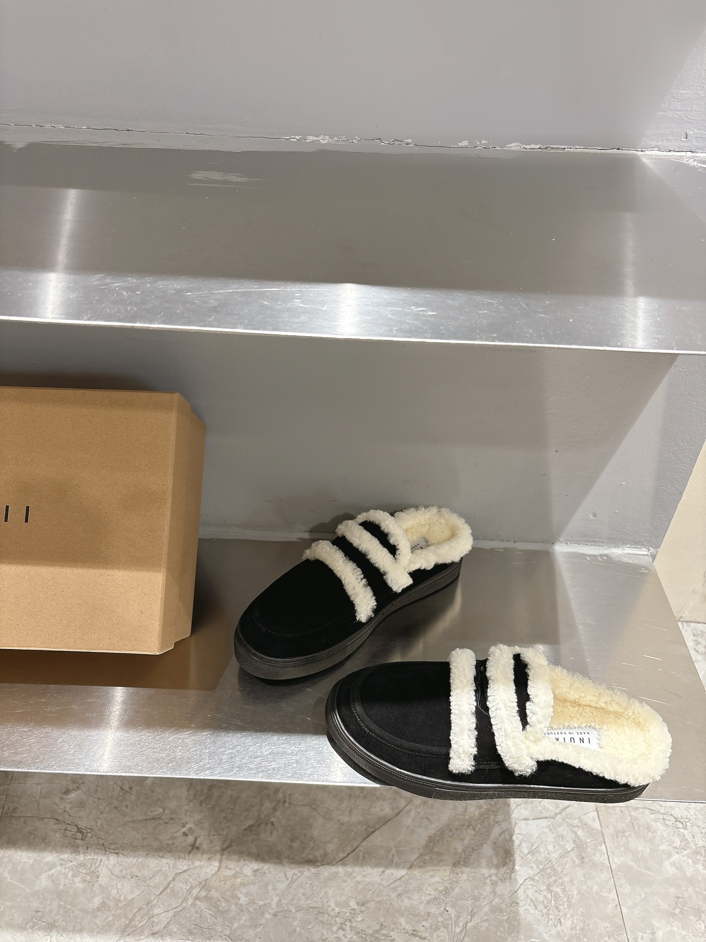 INUIKLL 24ss Double-Flush Slippers: Cozy Cow Velvet, Wool Inside, Natural Rubber Base - 图片 4