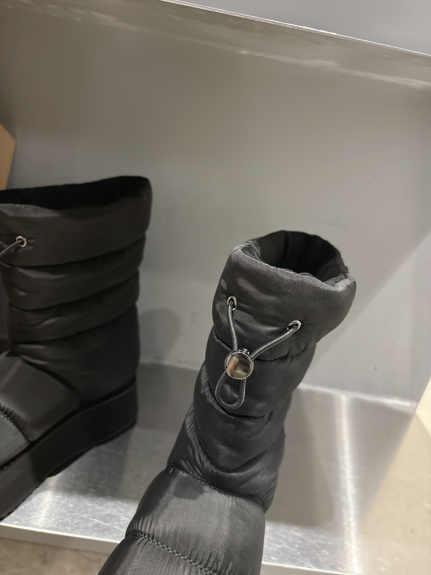 2024 Trendy INUIKII Snow Boots with Zirconium Fabric and Skate-Proof Soles - 图片 8
