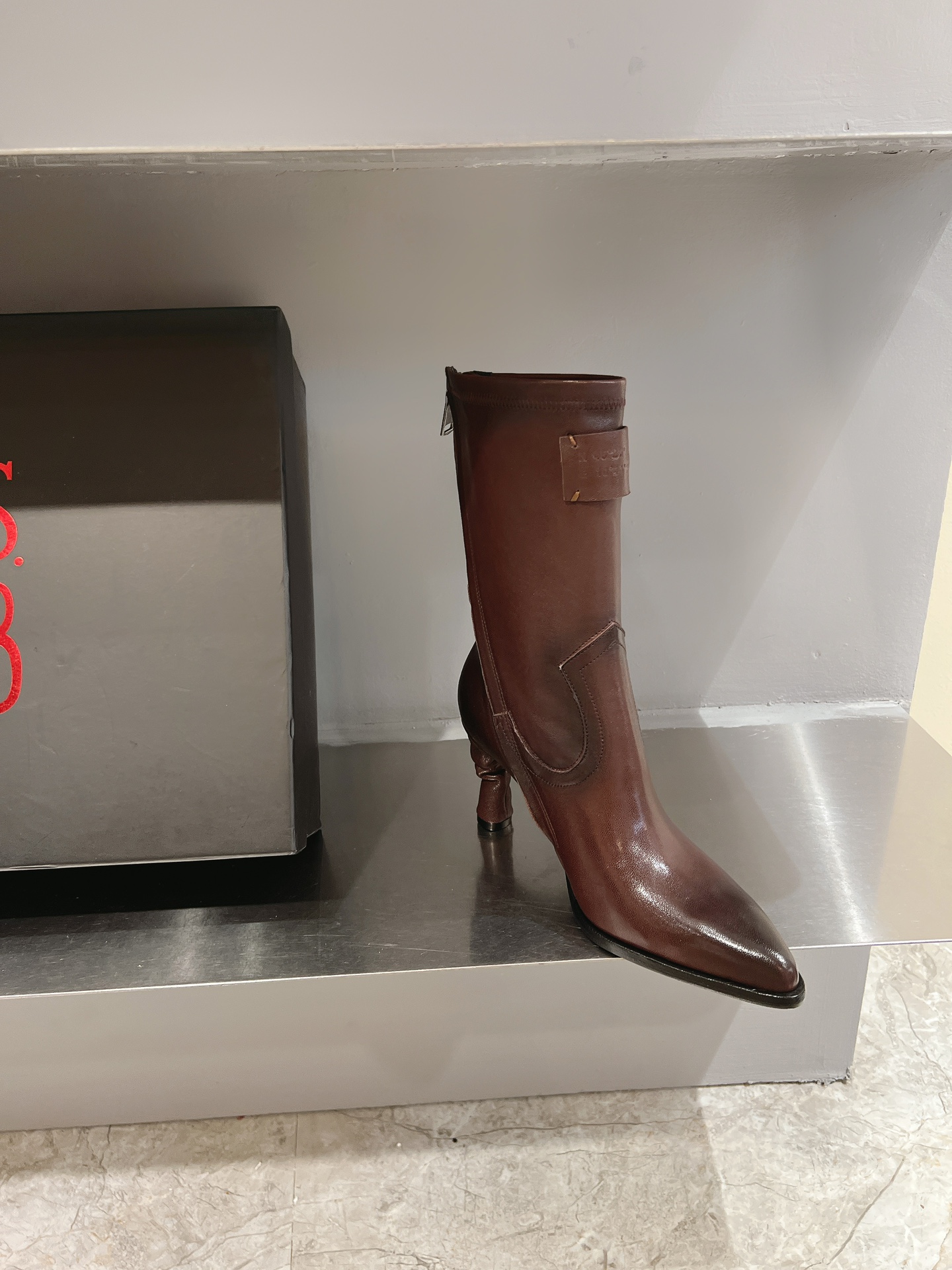 New AS98 Short Boots: Hand-Made Leather Work Boots, Heavy-Duty Quality. - 图片 6