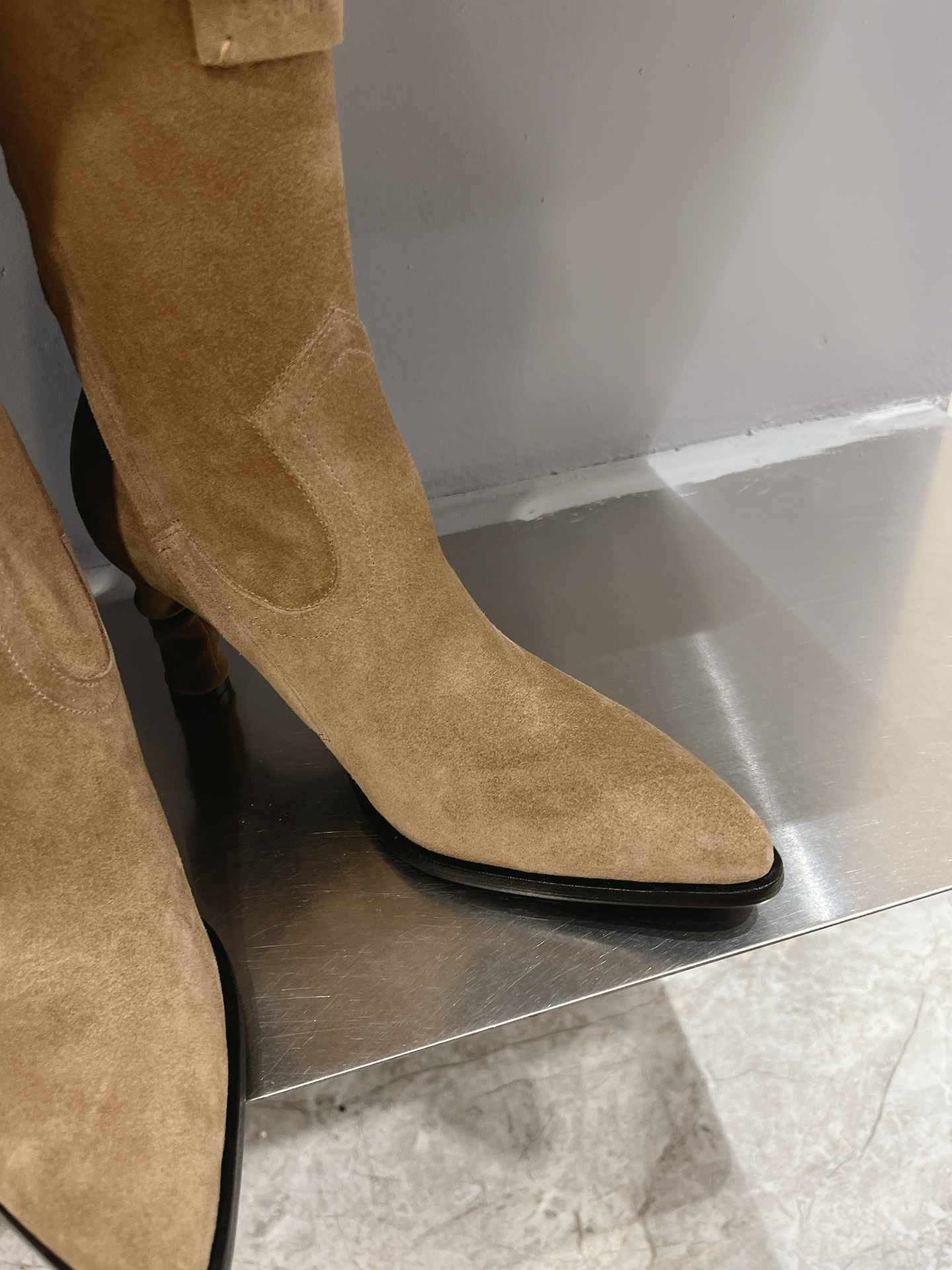 New AS98 Short Boots: Heavy-Duty Hand-Made Leather Work Boots, Code 35-39, 1000 KyoChi, Cowhide 1050. - 图片 6