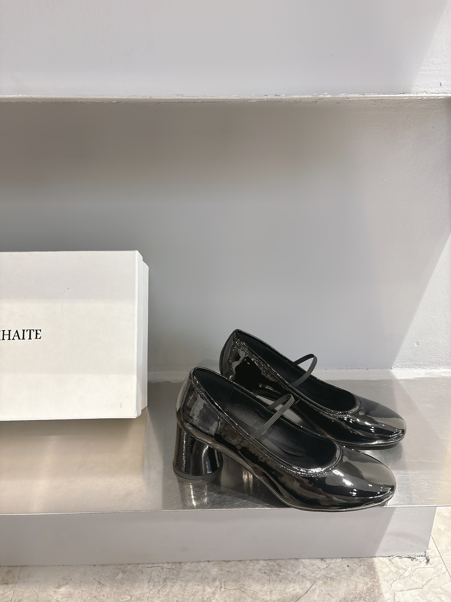Khaite Stylish Asymmetric Summer Shoes in Black and White, Imported Italian Leather.