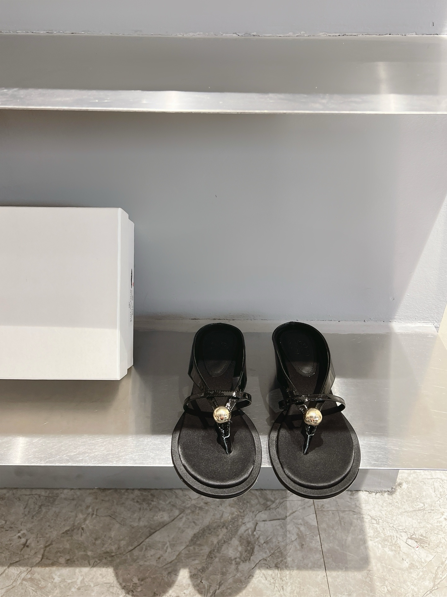 Nature-Inspired Goldball Shoes with Unique Metal Decorations