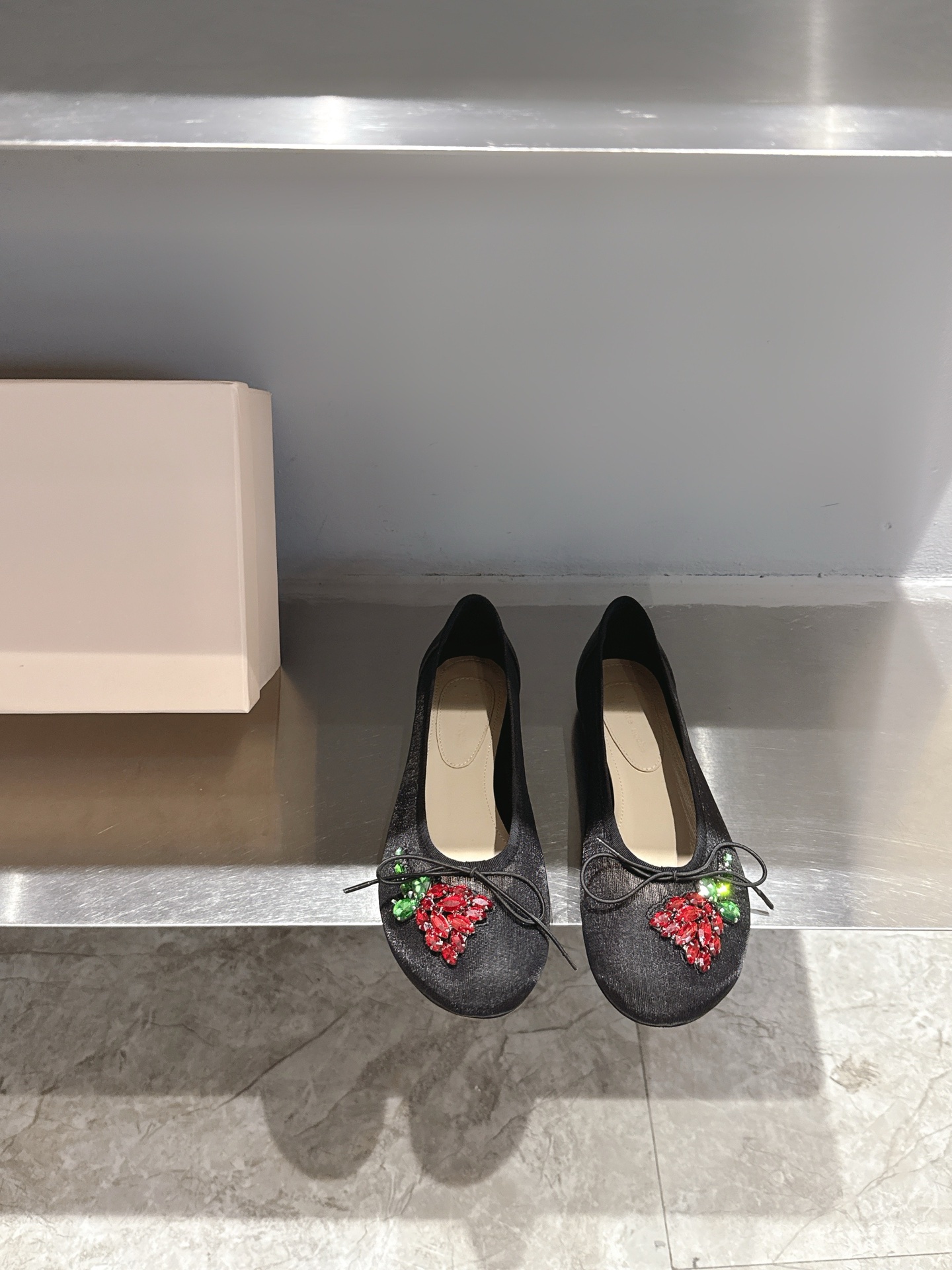 Simone Rocha Ballet Flats with Mesh and Crystal Embellishments - Mary Jane Style 3 i1742740250118 3626 0 0