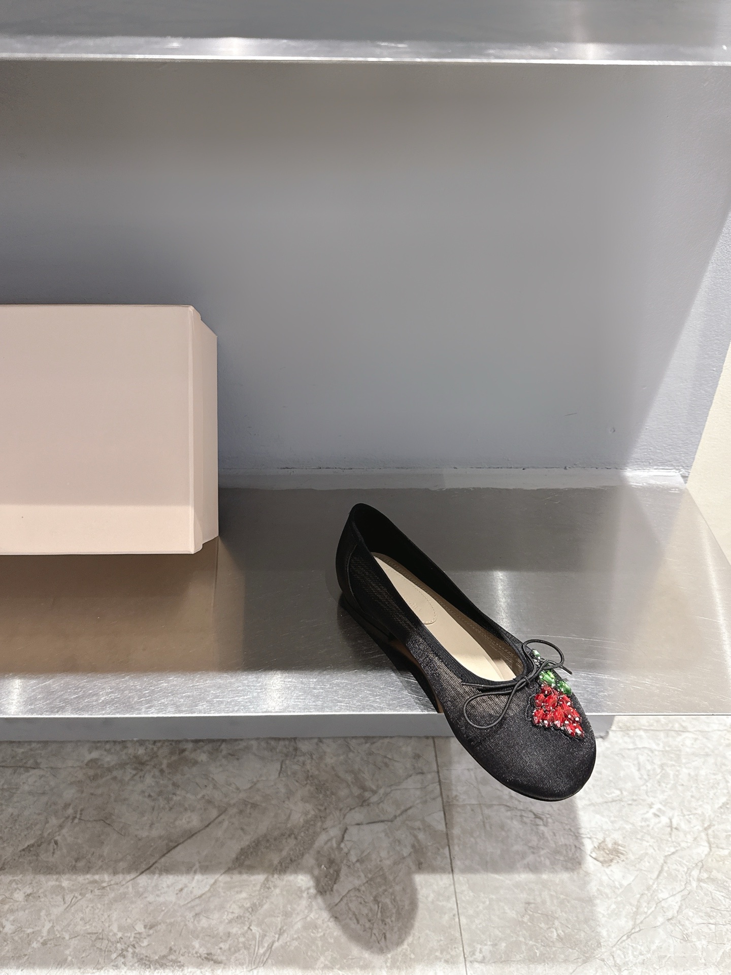 Simone Rocha Ballet Flats with Mesh and Crystal Embellishments - Mary Jane Style 7 i1742740251441 776 0 4