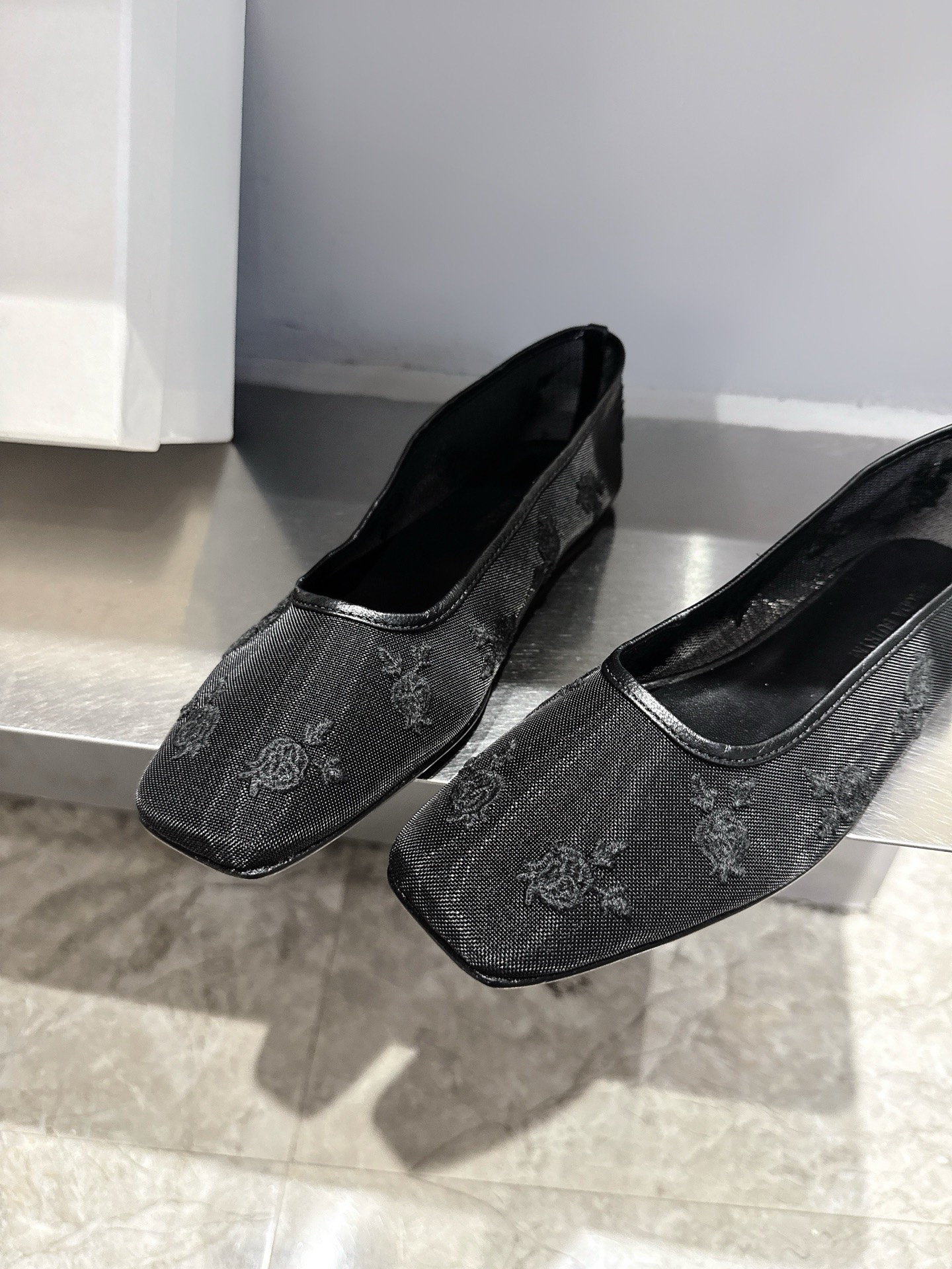 2025 Spring Ballet Shoes: Magda Butrym Rose Embroidered, Comfortable and Stylish - 图片 8